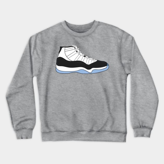 Air Jordan XI (11) - Concord Crewneck Sweatshirt by WalkDesigns